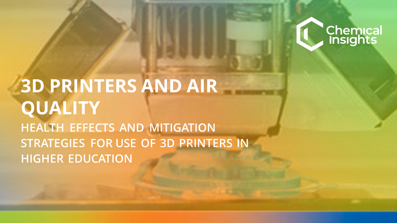 Cover: 3D Printers and air quality